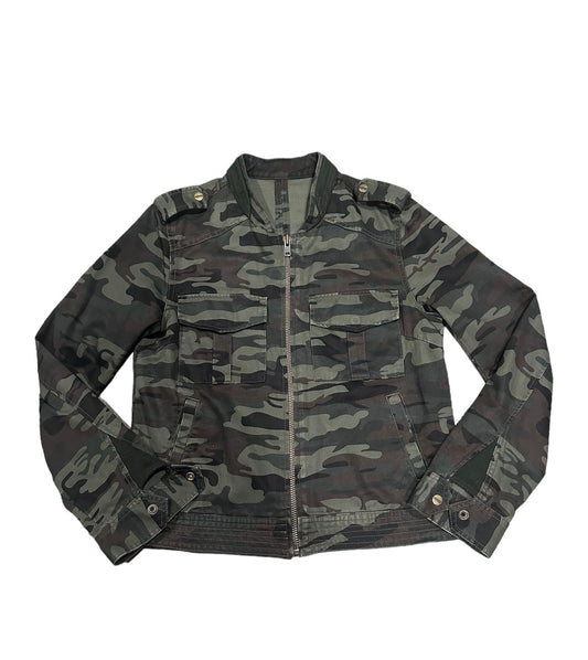 Camo Jacket With Shoulda Pads