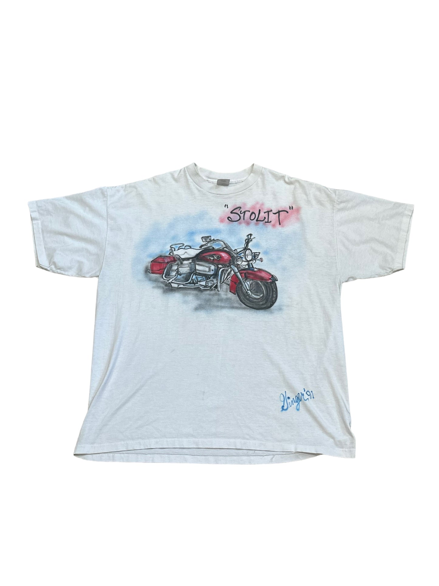 Vintage Airbrushed Motorcycle Tee