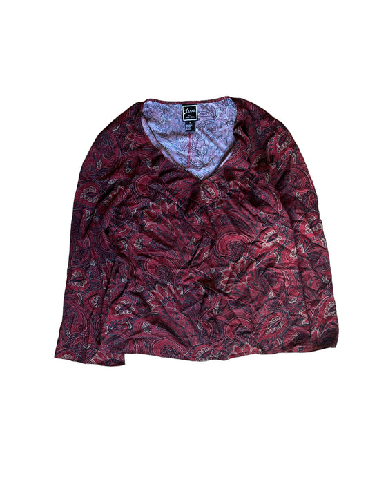 Red Floral Pattern Lemmie Shirt