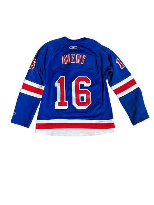 Rangers #16 Avery Hockey Jersey