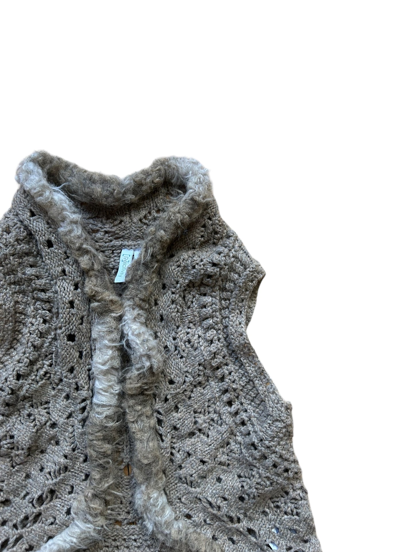 Light Patch Fur Vest