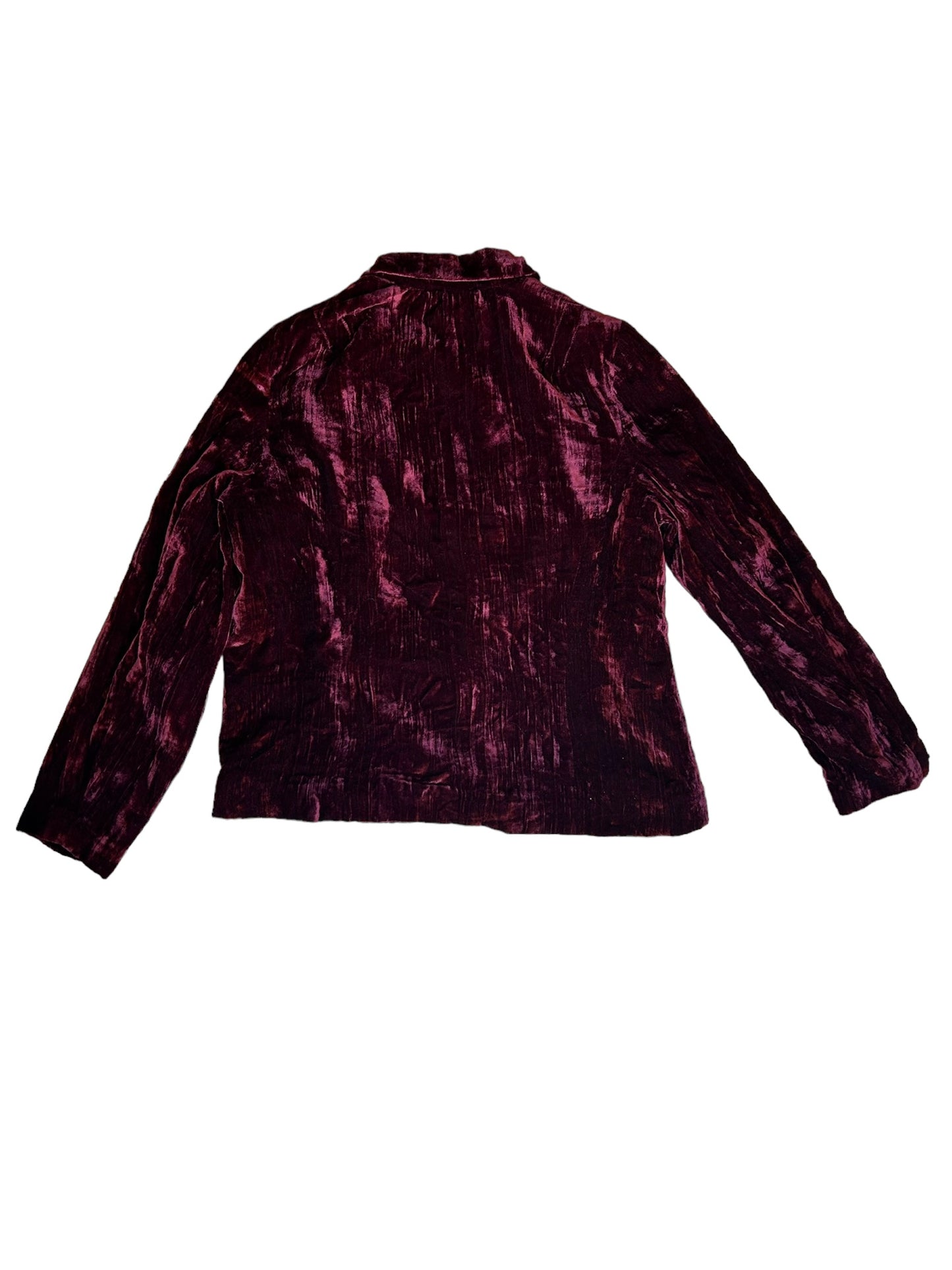 Velvet Button Up